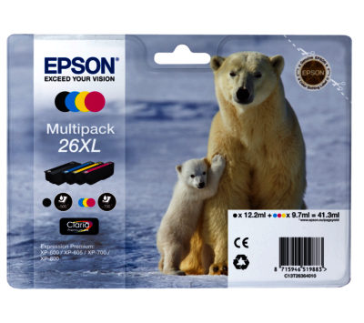 EPSON  Polar Bear T2636 XL Cyan